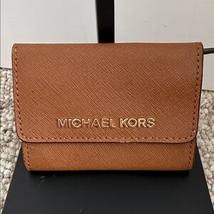 Michael Kors Tan Leather Wallet